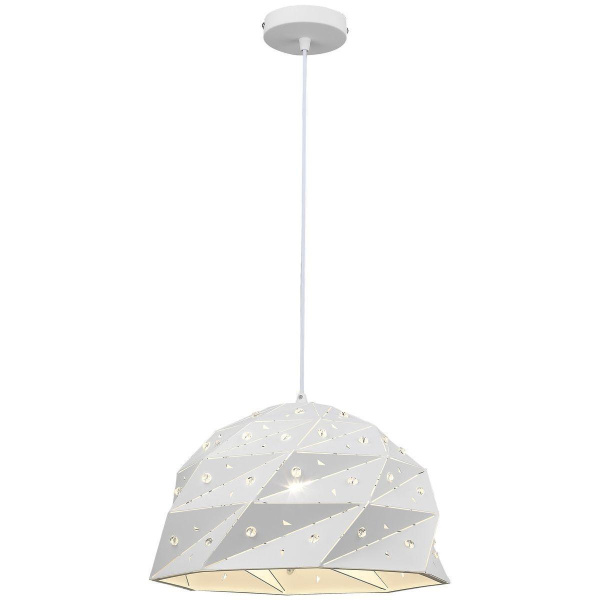 Светильник подвесной Белый/Белый, Прозрачный E27 1*60Вт WE265.01.006 WERTMARK