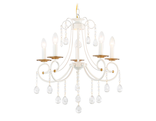 Светильник подвесной TR4916/5 WH/GD белый/золото E14/5 max 40W D550*860 Ambrella Light