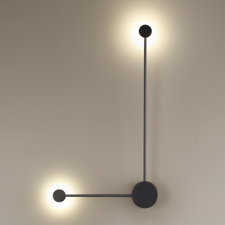 Настенный св-к LED 4000K 10W 220V SATELLITE черный/металл ODEON LIGHT