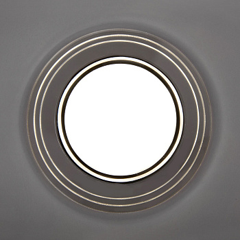 Светильник встраиваемый GCL-GX53-H38 Круг 3-х уровневый Зеркальный General