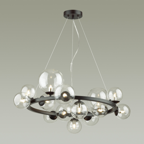 Люстра G9 14*40W TOVI черный/прозрачный ODEON LIGHT