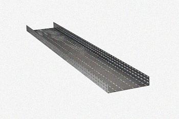 Лоток глухой ЛМГ 400х150х2000 УТ1,5, оцинкованный лист S1,5