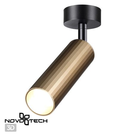 Св-к св/д накл.IP20 LED 4000K 15W 220V ALBA бронза светлая/черный NOVOTECH