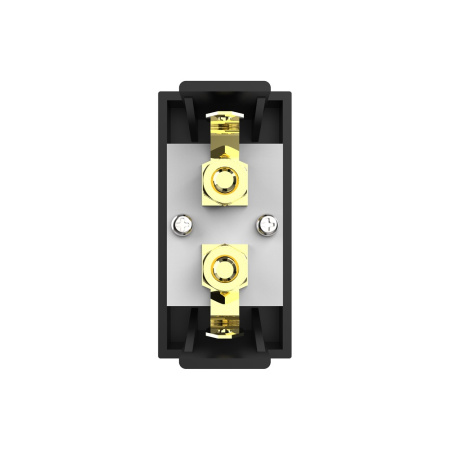 Розетка акустическая черная (механизм) Livolo