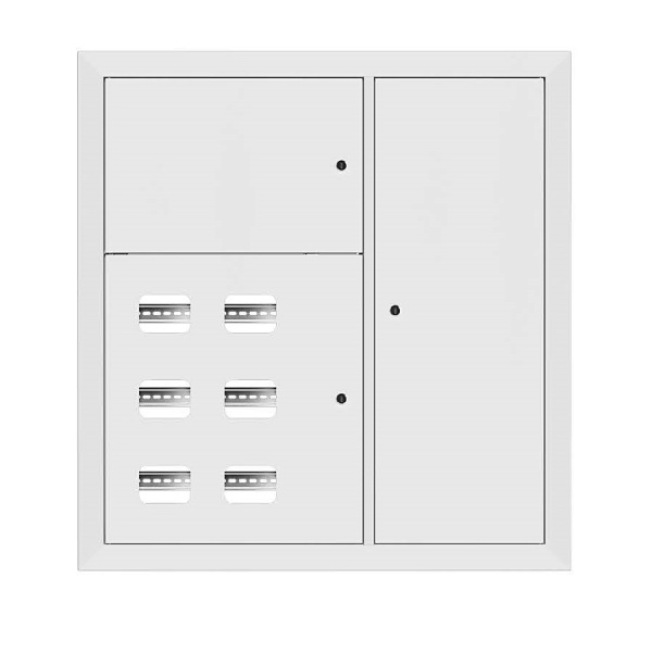 Щит этажный 6 кв, RAL9003 (1000х950х150) Basic EKF