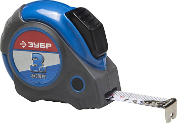Профессиональная рулетка Автостоп 3м х 16мм ЗУБР