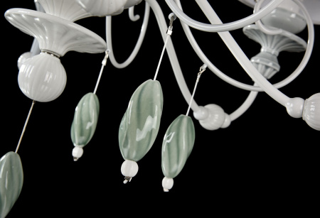 Люстра 6*E14 40Вт Жемчужный белый IP20 Adelia ARM540-06-W Maytoni