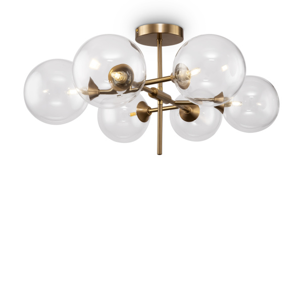 Люстра 6*G9 40Вт Латунь IP20 Maddison FR5115PL-06BZ1 Freya