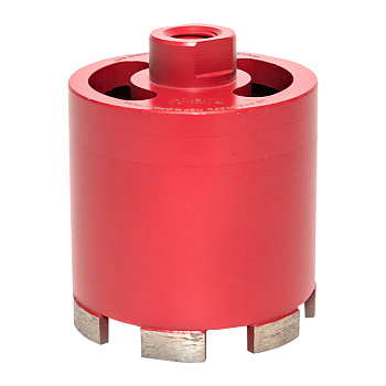 Коронка алмазная для дрелей с микроударом (верхнее пылеудаление) DCH-82MHS Micro Hit Laser M16 Professional EKF