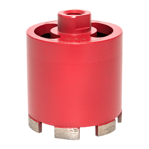 Коронка алмазная для дрелей с микроударом (верхнее пылеудаление) DCH-82MHS Micro Hit Laser M16 Professional EKF