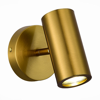 Бра Черный, Латунь/Латунь GU10 1*5Вт 4000К SL1215.401.01 ST LUCE