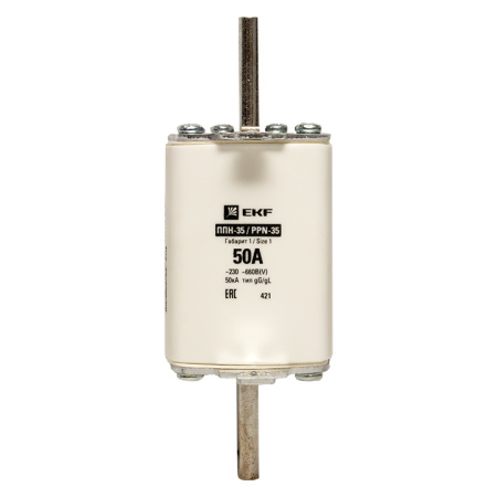 Плавкая вставка ППН-35 250/ 50А габарит 1 PROxima EKF