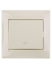 Перекрестный выключатель 1-кл. 10А сл. кость "Лама" TDM