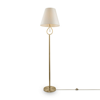 Торшер 1*E27 60Вт Латунь IP20 Madeline FR2019FL-01BS Freya