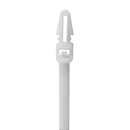 Хомут P6.6 с основанием, белый, 3,5x150 DKC