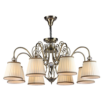 Люстра 8*E14 40Вт Бронза Антик IP20 Vintage ARM420-08-R Maytoni