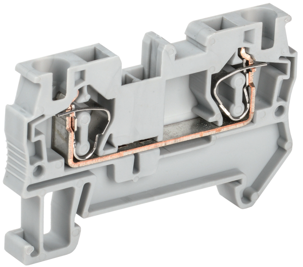 Клемма пружинная КПИ 2в-4 41А серая IEK