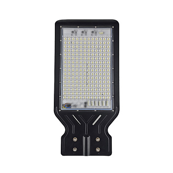 29-09 Светильник светодиодный, уличный, консольный 120Вт, 230В/50Гц, 9600лм, 6500К, IP65, КСС "Д", 455х220х45мм, Ф40мм, чёрный, алюминий APEYRON