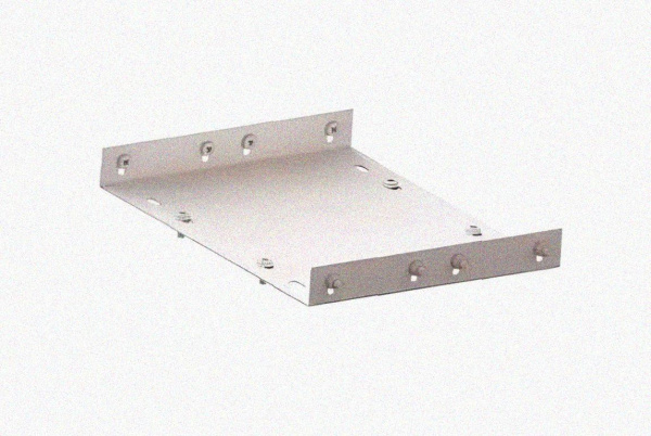 Соединитель лотковый замковый СЛЗ-300х65х1,5 УХЛ1, оцинкованный лист, S1,5