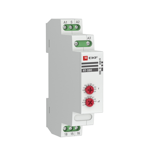 Реле времени (задержка выключ, после пропад, сигн) RT-SBE PROxima EKF