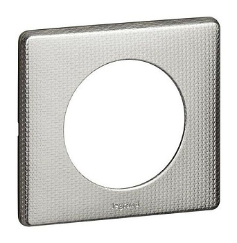 СНЯТ Celiane Рамка горизонт/вертик 1 пост . сильвер пунктум IP20 Legrand