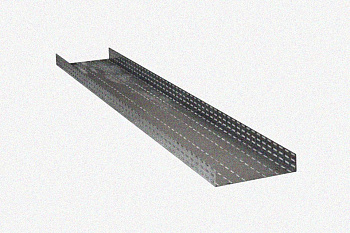 Лоток глухой ЛМГ 600х200х2000 УТ1,5, оцинкованный лист, S1,0