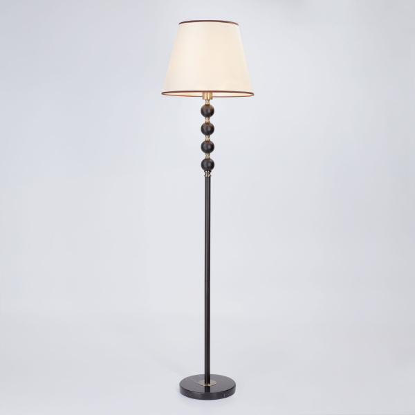 Торшер классический с абажуром 1*E27 60Вт черный IP20 (01057/1 черный) Eurosvet
