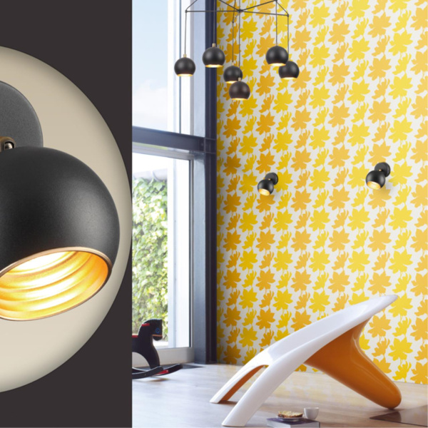 Подсветка G9 40W 220V NERUNI черный с бронзой LUMION