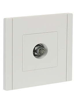 FORTE&PIANO Розетка TV оконечная FP228 белый IEK