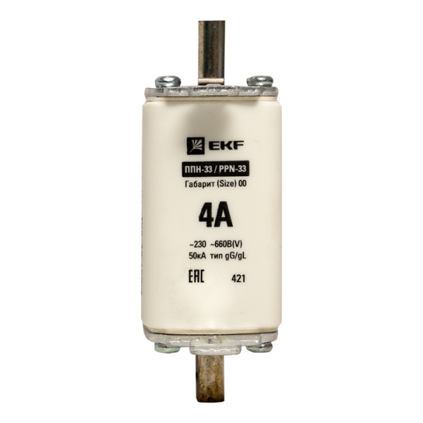 Плавкая вставка ППН-33 160/ 4А габарит 00 PROxima EKF