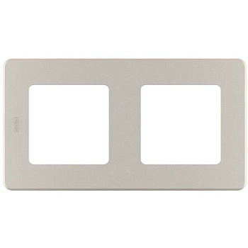 INSPIRIA Рамка горизонт/вертик 2 пост . шампань IP20 Legrand