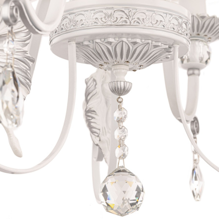 Люстра 6*E14 40Вт Белый с Серебром IP20 Elina ARM222-06-N Maytoni