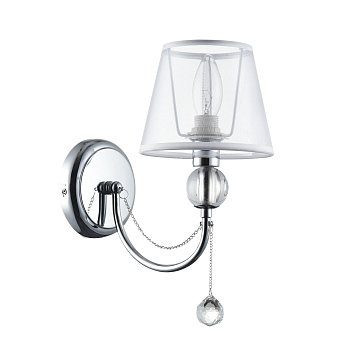 Настенный светильник (бра) 1*E14 40Вт Хром IP20 Beverly FR5661-WL-01-CH Freya