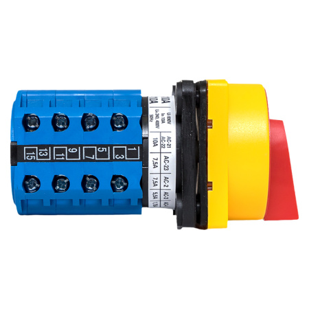 Переключатель кулачковый ПК-1-24 10А 4P "1-0-2" с блокировкой IP65 PROxima EKF