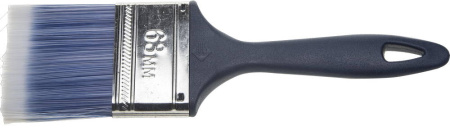 Кисть плоская "АКВА-МАСТЕР" "КП-13", искусственная щетина, пластмассовая ручка, 63мм ЗУБР