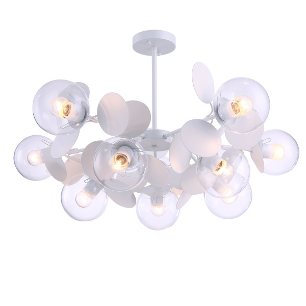 Люстра 10*E27 60Вт Белый IP20 Satellite FR5165PL-10W Freya