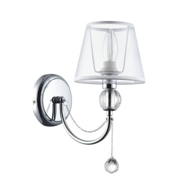 Настенный светильник (бра) 1*E14 40Вт Хром IP20 Beverly FR5661-WL-01-CH Freya