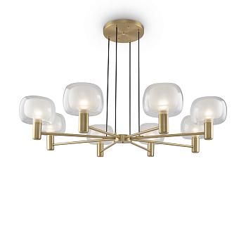 Подвесной светильник 8*E14 60Вт Золото IP20 Vision MOD411PL-08G Maytoni