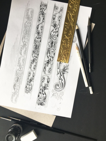 Люстра 4*E27 60Вт Золото Антик IP20 Palace DIA890-CL-04-G Maytoni