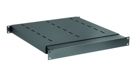 Полка 1U регулируемая по глубине 500-700мм для напольных 19" IT-корпусов ДКС серии CQE, RAL9005 DKC