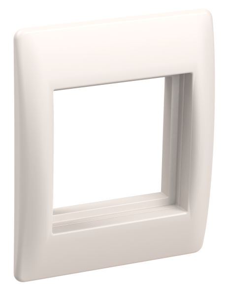 Рамка и суппорт универсальные на 2 модуля белые IEK