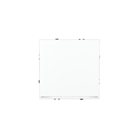 Выключатель встраиваемый Voltum S70 одноклавишный с подсветкой 10А, (белый матовый)