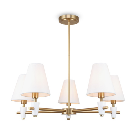 Потолочный светильник 5*E14 40Вт Латунь IP20 Pietra FR5371CL-05BS Freya