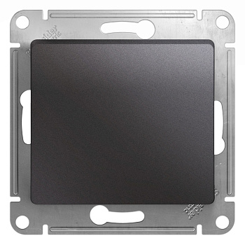 GLOSSA  Механизм выключателя СУ 1 кл. 10А графит IP20 Schneider Electric