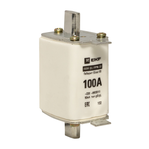 Плавкая вставка ППН-33 160/100А габарит 00 PROxima EKF