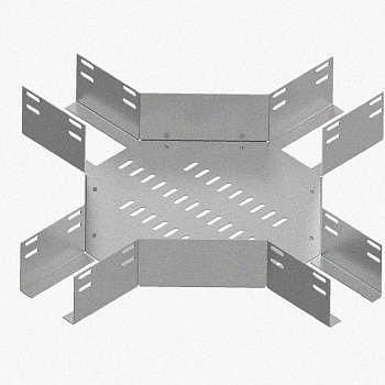 Лоток крестообразный перфорированный КМ 600х80 У3, окрашенный, S1,5