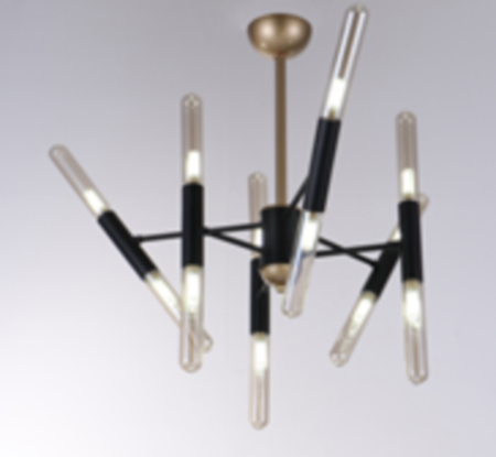 Люстра 12*G9 5Вт Черный IP20 Edera FR5006PL-12B Freya