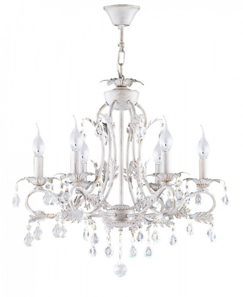 Люстра 6*E14 60Вт Белый с Золотом IP20 Dezi FR3040-PL-06-WG Freya