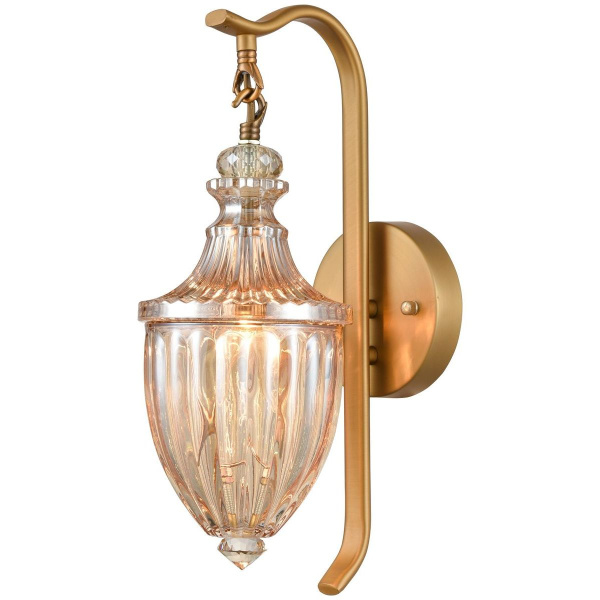 Бра Бронза/Янтарный E27 1*40Вт 376-501-01 VELANTE