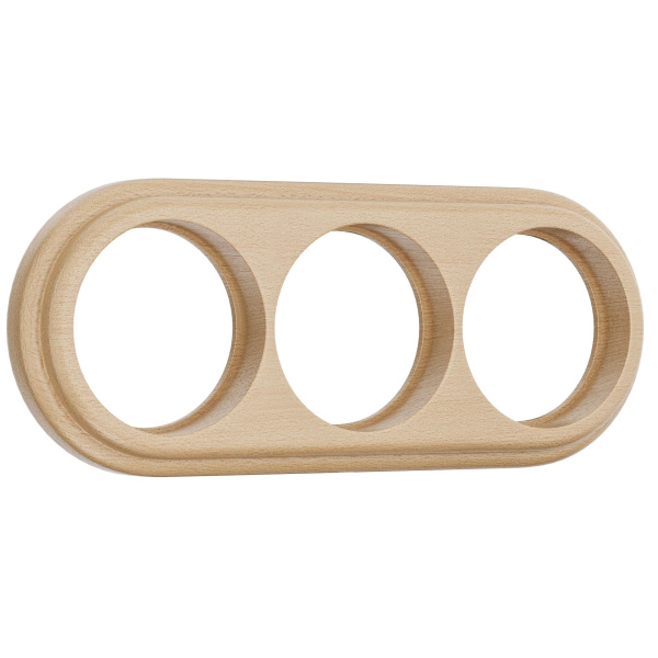 Legend Рамка на 3 поста (светлый бук) Werkel